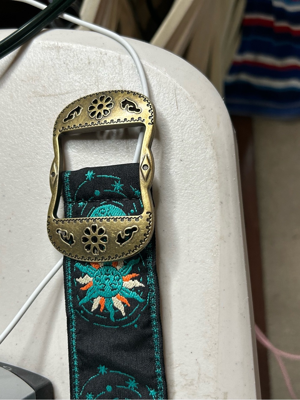 POL NWT BELT Moon Design Metal Buckle Belt194 One Size